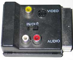 Scart audio/video adapter