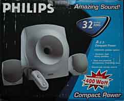 Philips A2.3 Compact Power luidsprekerset