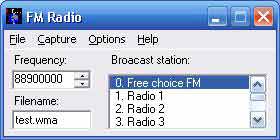 FMRadio program version 1.2