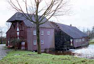 Watermolen nabij Eindhoven, 27-1-2002