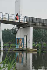 Fietsbrug tussen Parkwijk en Tussen de Vaarten, 9-6-2007