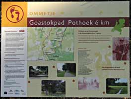 Wandel informatie bij herberg De Pot, Markelo, 18-10-2008