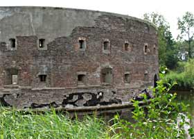 Fort nabij het Naardermeer, 7-8-2009