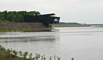 Het natuurbelevingscentrum naast de Oostvaardersplassen, 16-5-2009