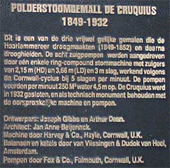 Technische informatie over de stoomketel in stoomgemaal De Cruquius, Cruquius 2-5-2010