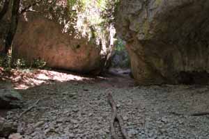 Rivierbedding in Gorges de la Nesque, 29-7-2010