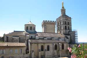 Kerk in palais des papes, Avignon 31-7-2010