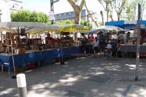 Boekenmarkt in Avignon, 31-7-2010