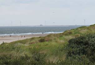 Duinen, strand en Oosterscheldekering, Oranjezon 15-8-2010