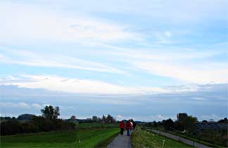 Mooie lucht, Grave 31-10-2010