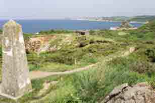 16e dag: Uitzicht vanaf D'Abbadia over de kustlijn richting het noorden