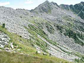 Dag 5: Mooi uitzicht over Val Germenega, maar waar is iedereen? 16-8-2005
