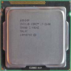 Intel Core i7-2600 SR00B 3,4GHz