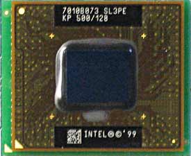 Intel Mobile Celeron 500MHz, SL3PE